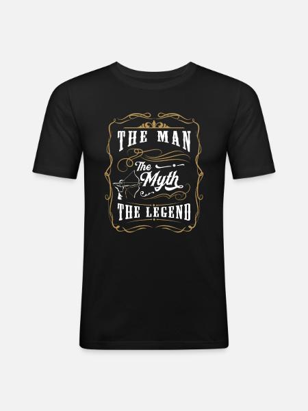 Sagittarius, Chase, Aiming, Target - Men's Slim Fit T-Shirt - black