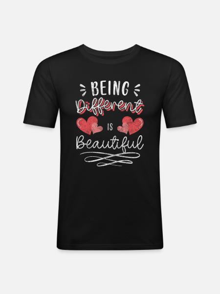 Unique Individual Special - Men's Slim Fit T-Shirt - black