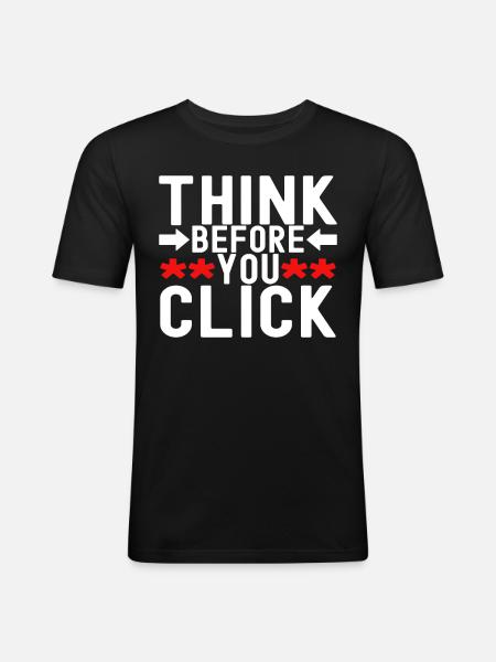 Programmer Cyber Security - Men's Slim Fit T-Shirt - black