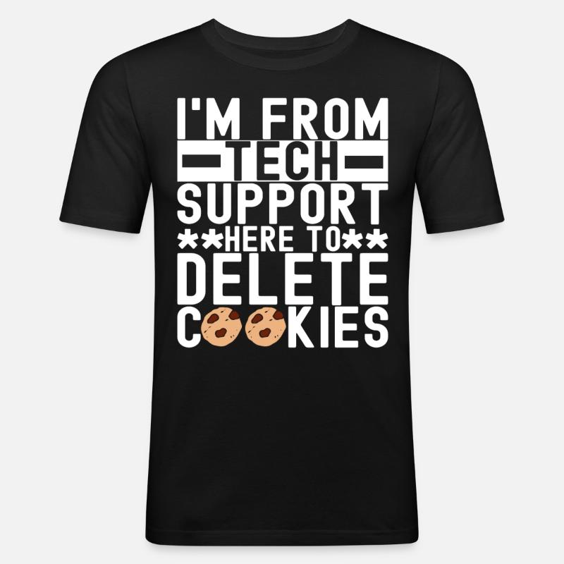 Programmierer Cyber Security - Männer Slim Fit T-Shirt - Schwarz