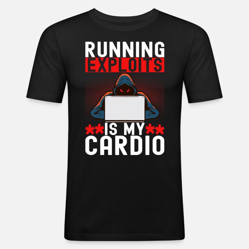 Programmer Cyber Security - Men's Slim Fit T-Shirt - black