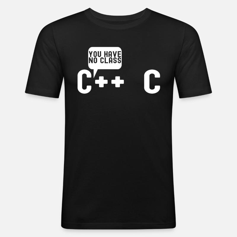 Programmer Computer Scientist - Men's Slim Fit T-Shirt - black