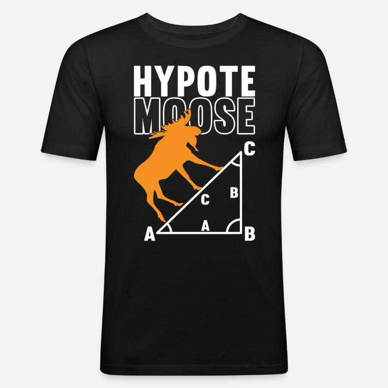Math Math Teacher - Men's Slim Fit T-Shirt - black