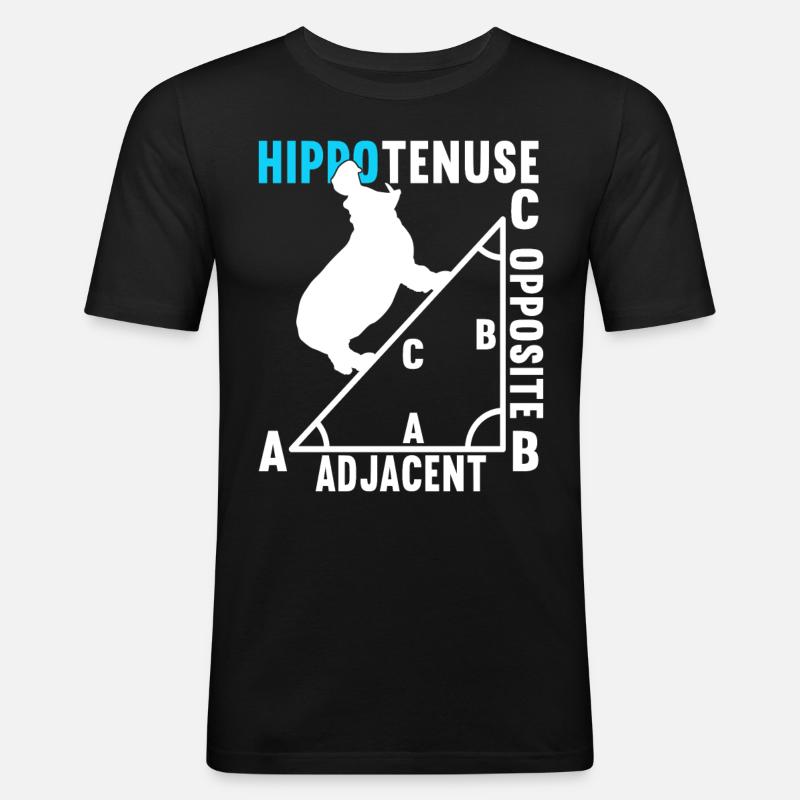 Math Math Teacher - Men's Slim Fit T-Shirt - black