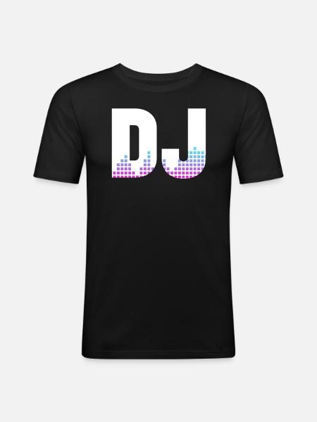 DJ Performance - Men's Slim Fit T-Shirt - black