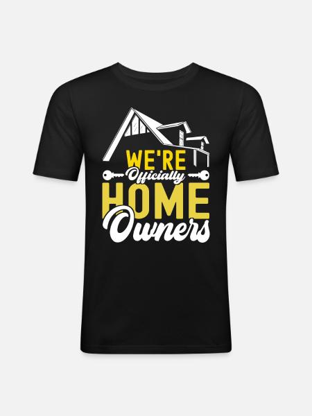 Homeowners Home Purchase - Men's Slim Fit T-Shirt - black