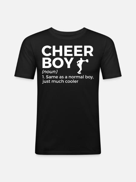 Cheerleader Cheerleading - Men's Slim Fit T-Shirt - black