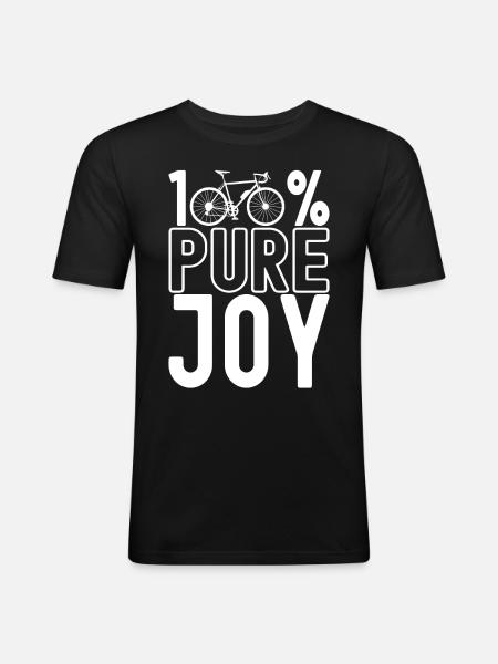 Bicycle cyclists - Men's Slim Fit T-Shirt - black