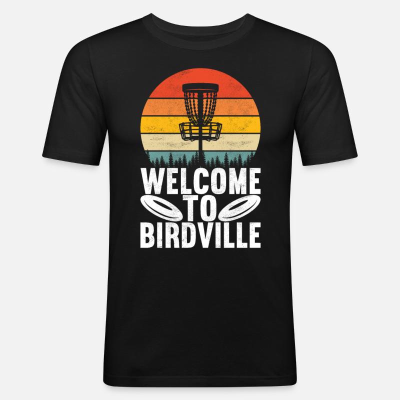 Disc Golf Disc Golfer - Men's Slim Fit T-Shirt - black