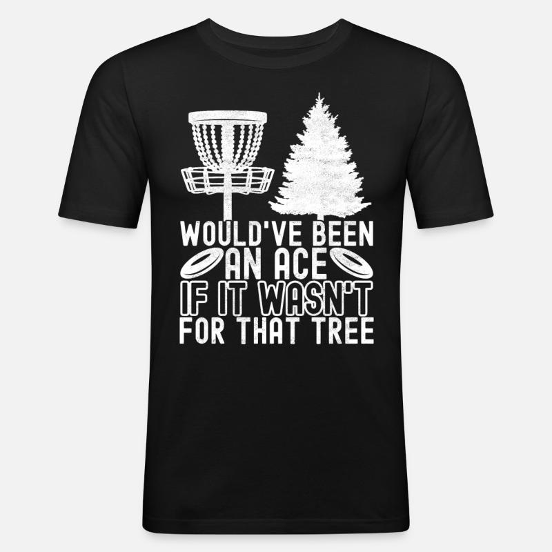 Disc Golf Disc Golfer - Men's Slim Fit T-Shirt - black