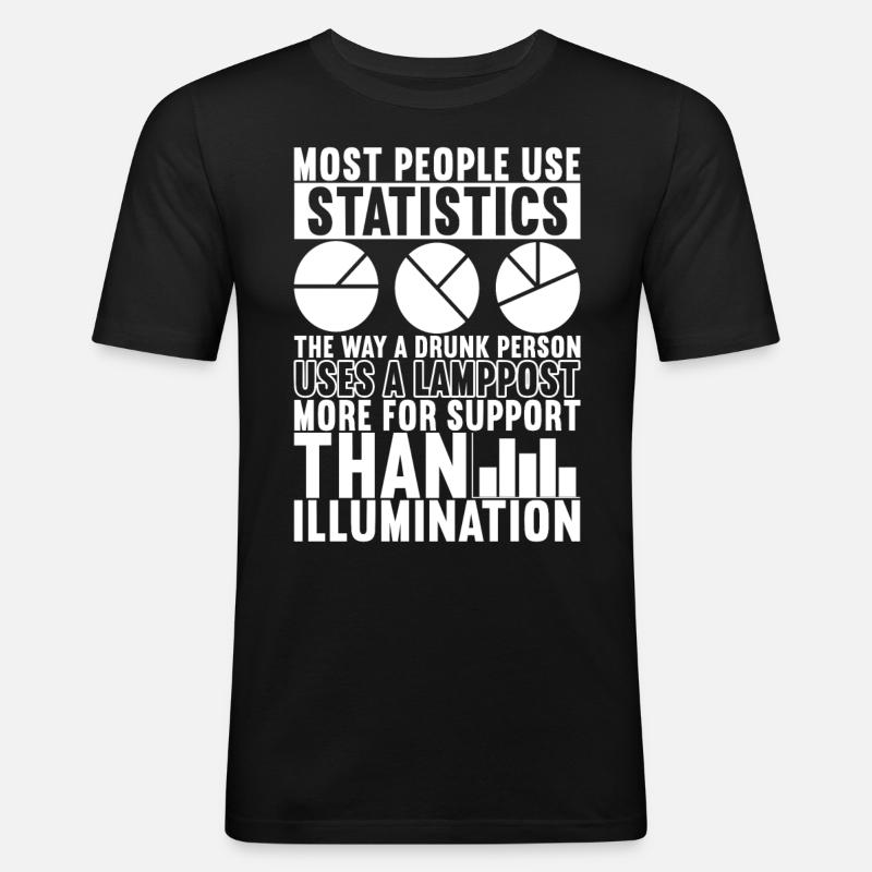 Data Scientist Data Analyst - Men's Slim Fit T-Shirt - black