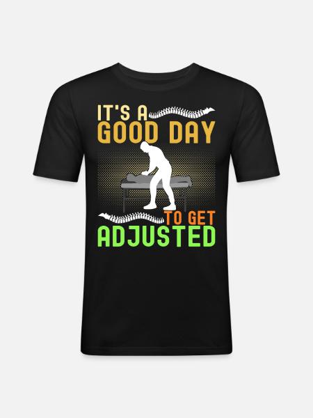 Chiropractor Chiropractic Physiotherapy - Men's Slim Fit T-Shirt - black