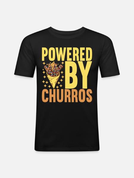 Churros - Men's Slim Fit T-Shirt - black