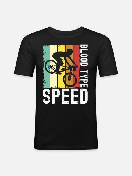 Bicycle cyclists - Men's Slim Fit T-Shirt - black