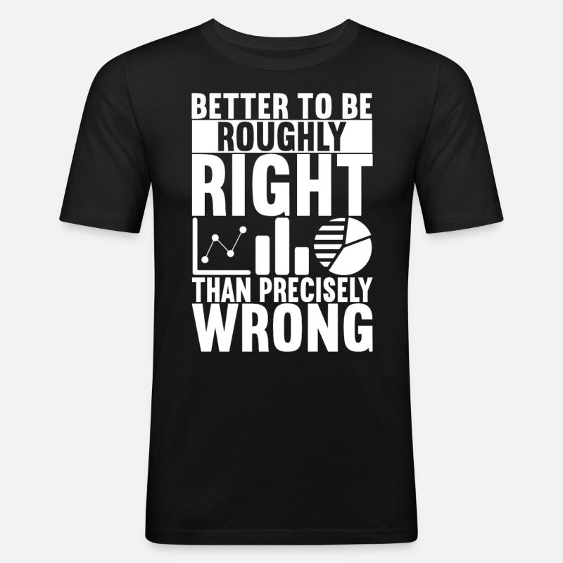 Data Scientist Data Analyst - Men's Slim Fit T-Shirt - black