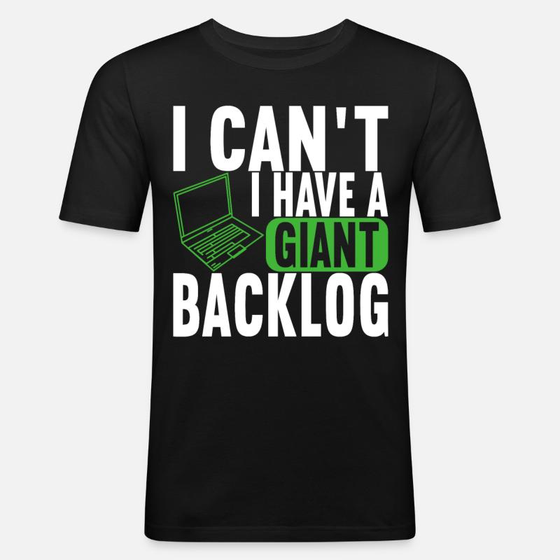 Programmer Computer Scientist - Men's Slim Fit T-Shirt - black