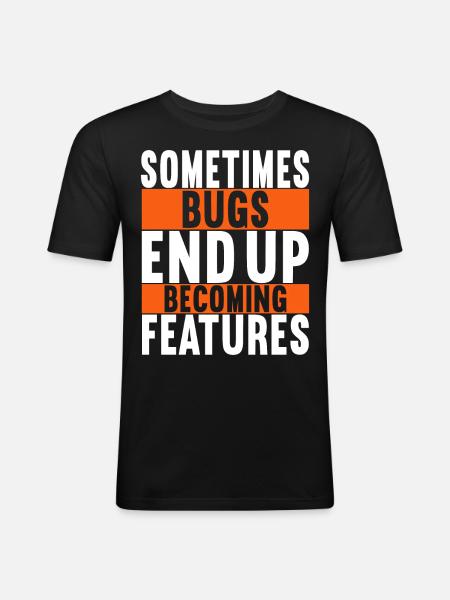 Programmer Computer Scientist - Men's Slim Fit T-Shirt - black