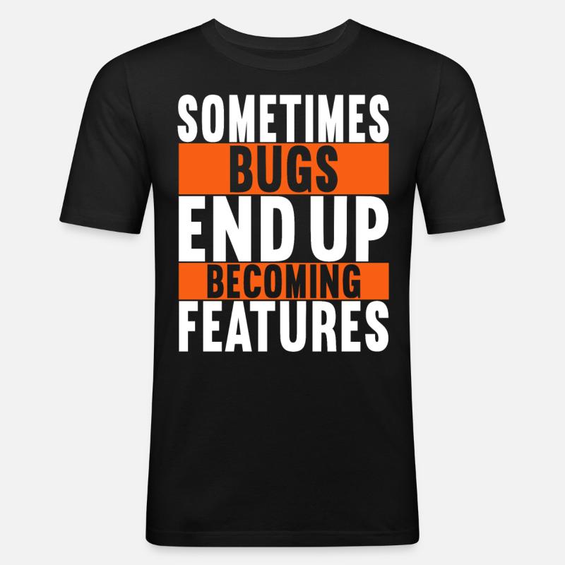 Programmeur Informaticien - T-shirt près du corps Homme - noir