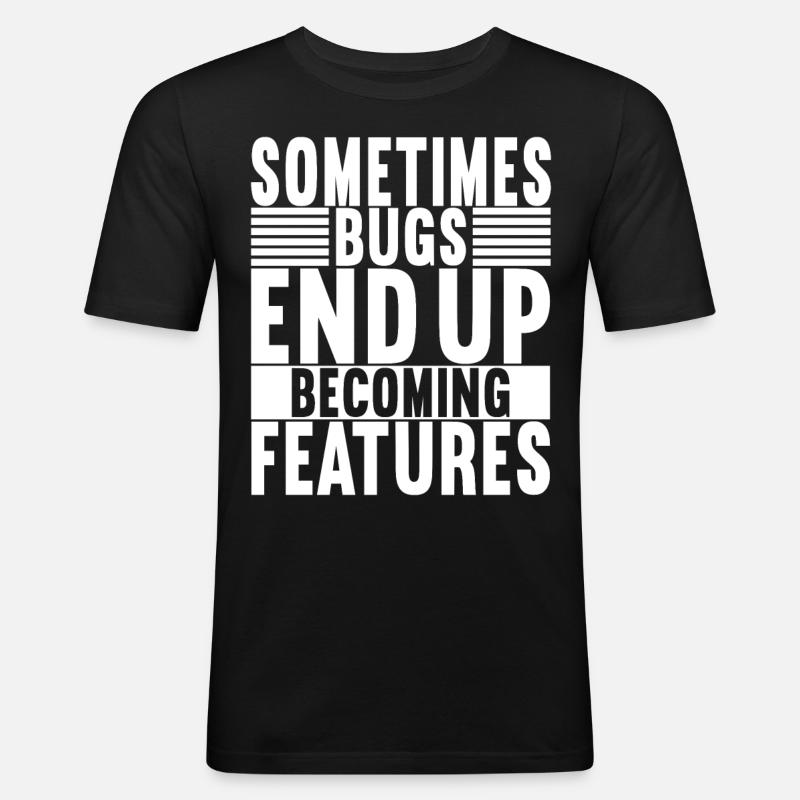 Programmer Computer Scientist - Men's Slim Fit T-Shirt - black