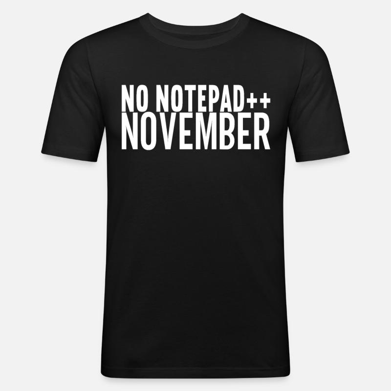 Programmer Computer Scientist - Men's Slim Fit T-Shirt - black