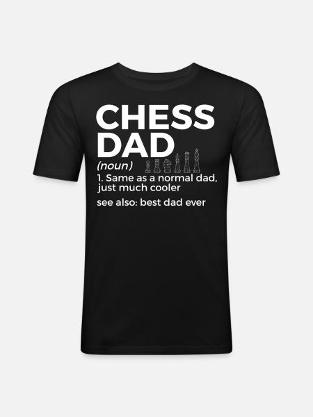 Chess Player - Men's Slim Fit T-Shirt - black