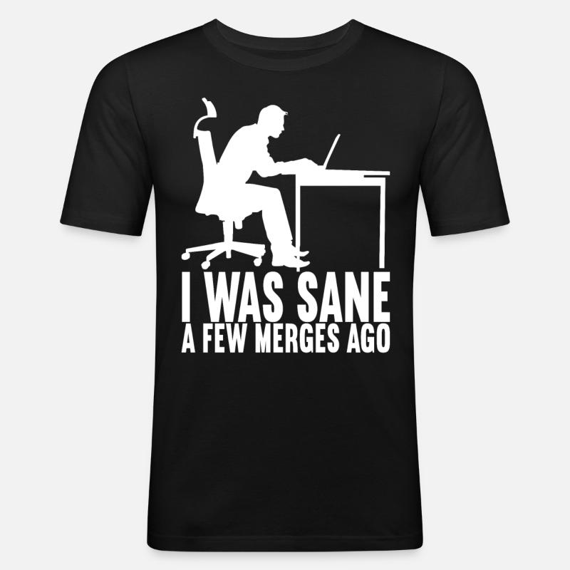 Programmierer Informatiker - Männer Slim Fit T-Shirt - Schwarz