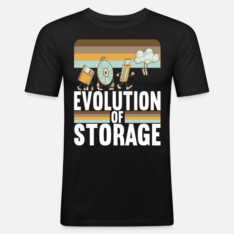 Programmer Computer Scientist - Men's Slim Fit T-Shirt - black