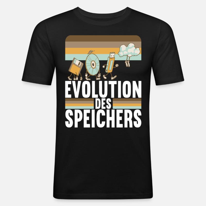 Programmierer Informatiker - Männer Slim Fit T-Shirt - Schwarz