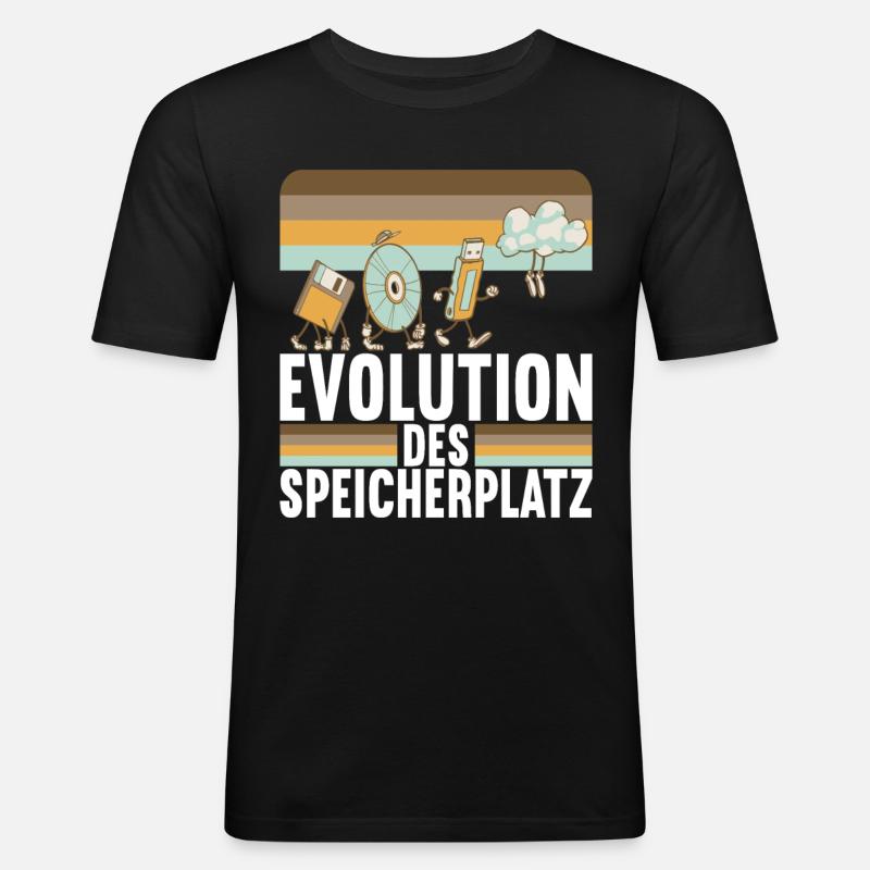 Programmierer Informatiker - Männer Slim Fit T-Shirt - Schwarz