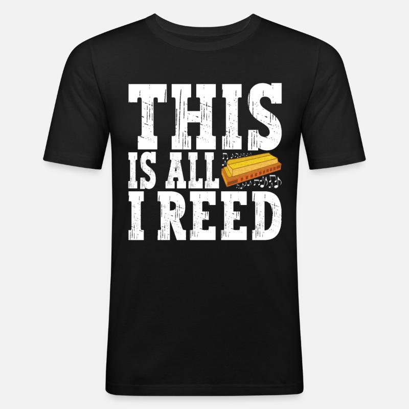 Harmonica Harmonica - Men's Slim Fit T-Shirt - black