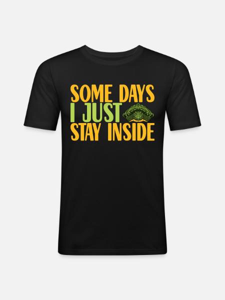 Turtle Turtle Aquatic turtle - Men's Slim Fit T-Shirt - black