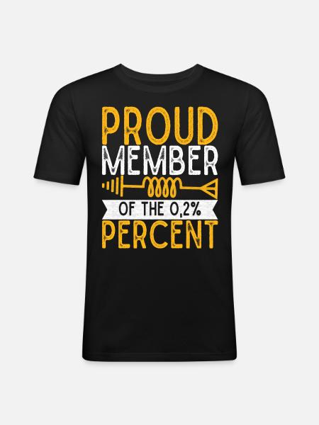 Ham Radio Ham Funker - Männer Slim Fit T-Shirt - Schwarz