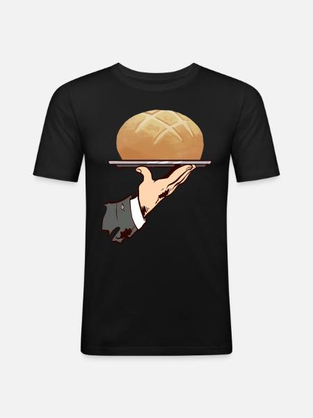 Baker Bakery Baking - Men's Slim Fit T-Shirt - black
