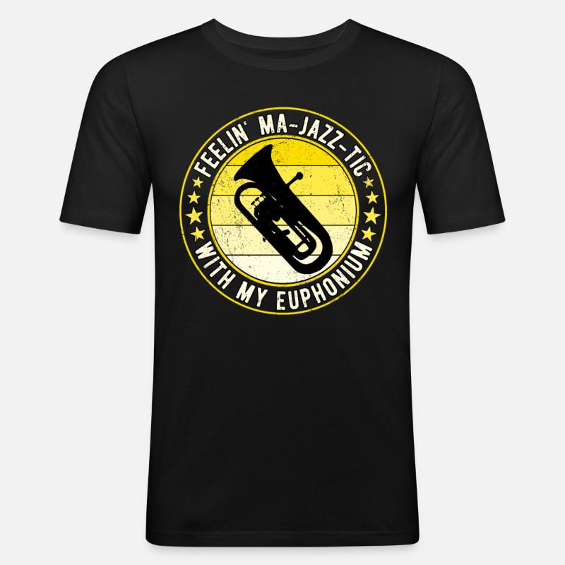 Euphonium Eufonium Euphoniste - T-shirt près du corps Homme - noir