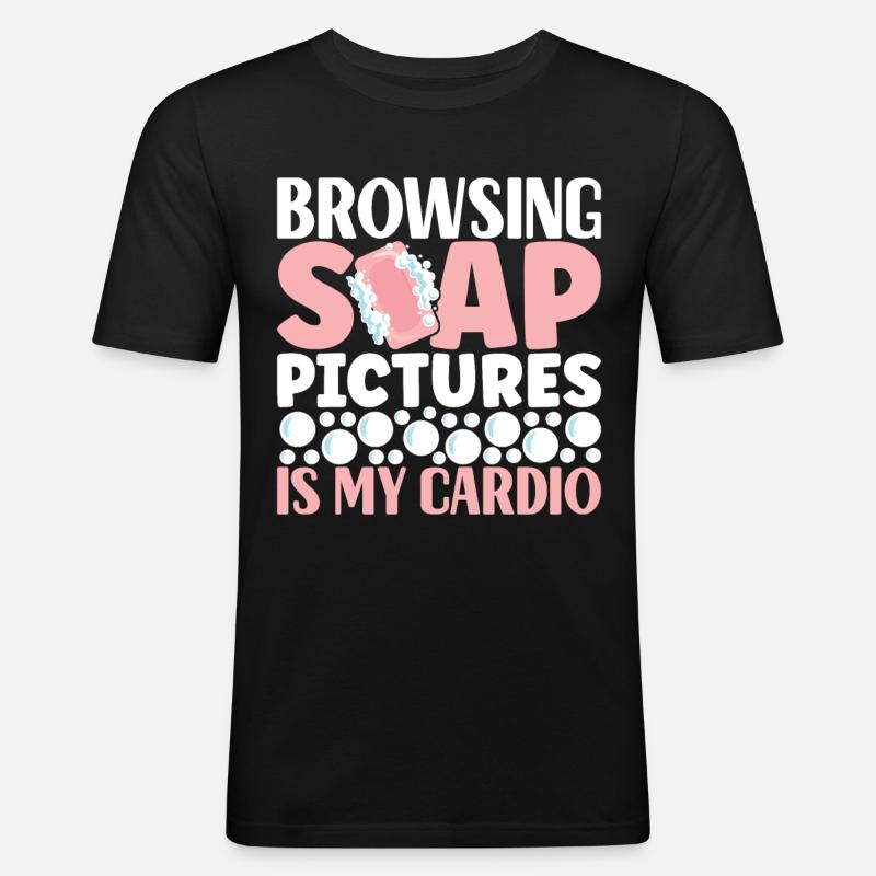 Soap maker soap making - Men's Slim Fit T-Shirt - black