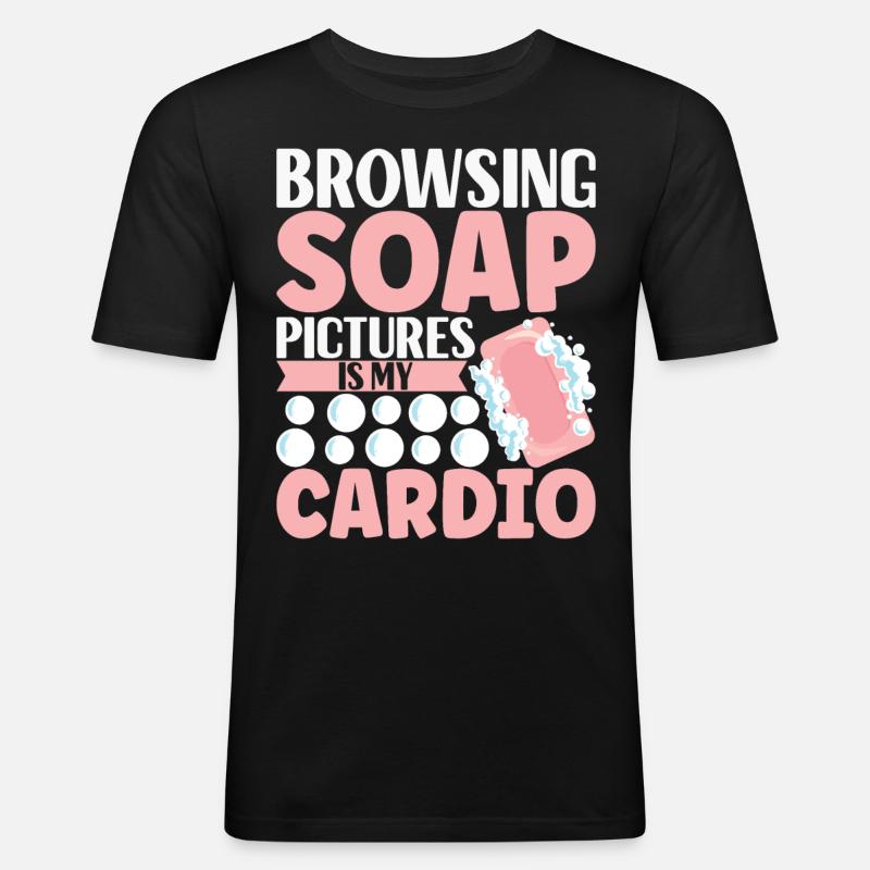 Soap maker soap making - Men's Slim Fit T-Shirt - black