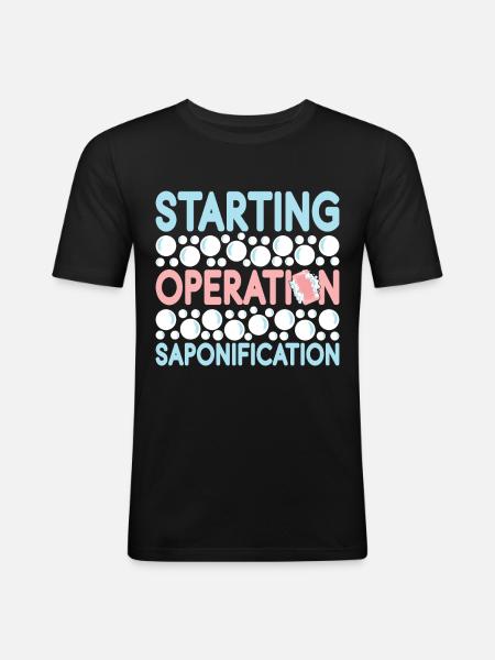 Soap maker soap making - Men's Slim Fit T-Shirt - black