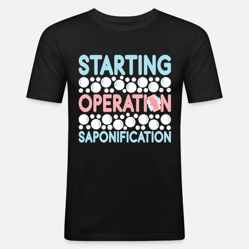 Soap maker soap making - Men's Slim Fit T-Shirt - black