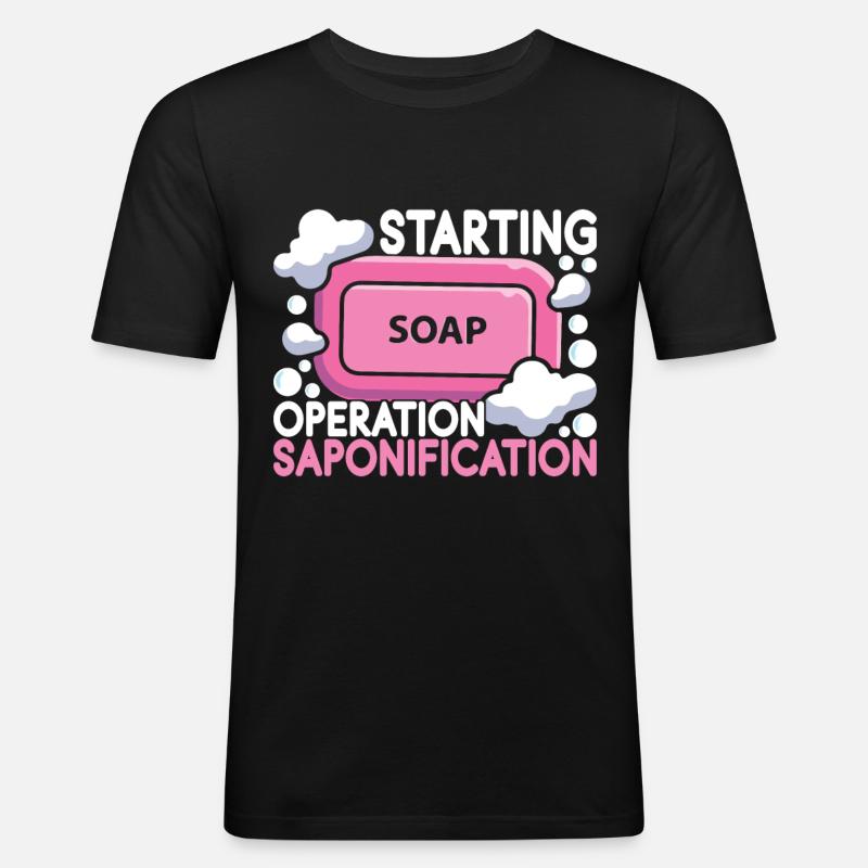 Soap maker soap making - Men's Slim Fit T-Shirt - black