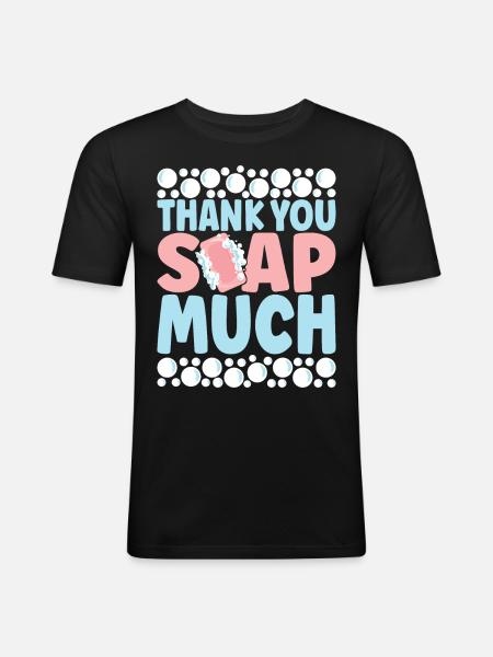 Soap maker soap making - Men's Slim Fit T-Shirt - black