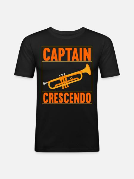 Trumpet Trumpet Player - Men's Slim Fit T-Shirt - black