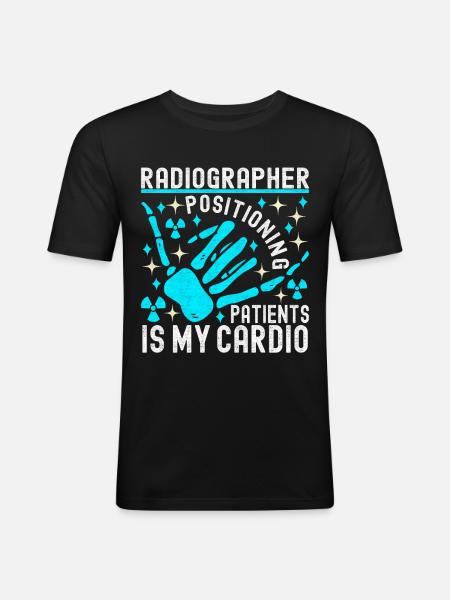 Radiologue Radiologue - T-shirt près du corps Homme - noir