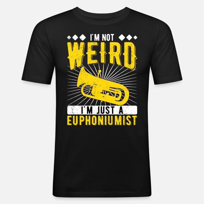 Euphonium Eufonium Euphoniste - T-shirt près du corps Homme - noir