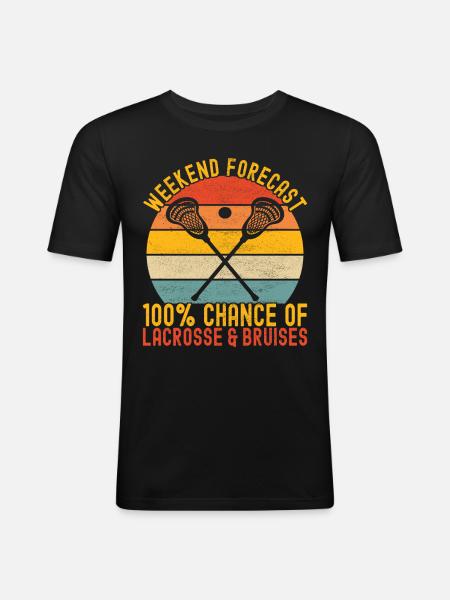 Lacrosse - Men's Slim Fit T-Shirt - black