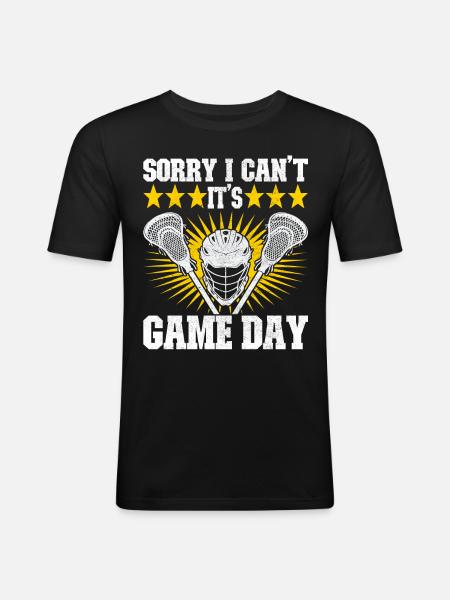 Lacrosse - T-shirt près du corps Homme - noir