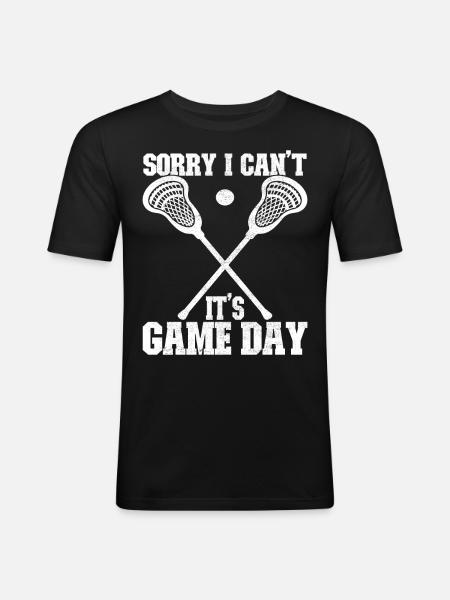 Lacrosse - T-shirt près du corps Homme - noir