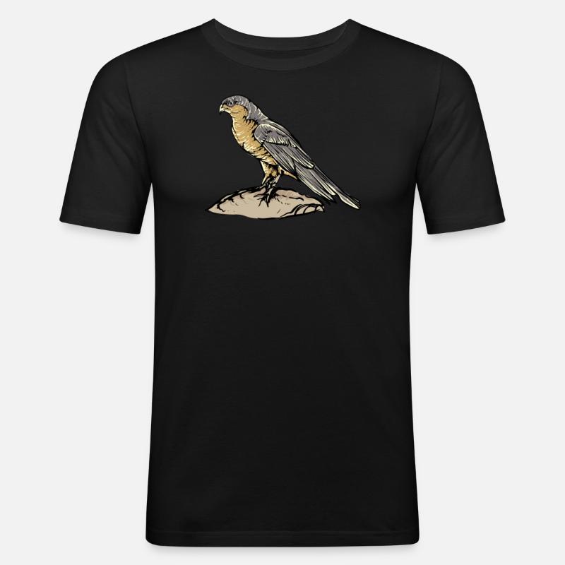 Title - Männer Slim Fit T-Shirt - Schwarz