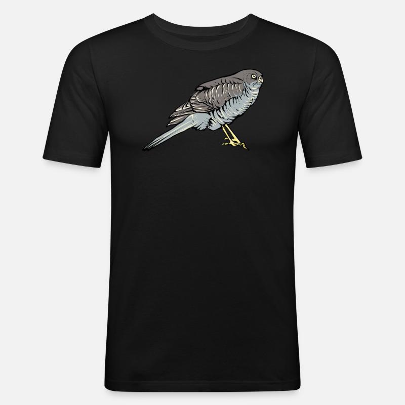 Title - Männer Slim Fit T-Shirt - Schwarz