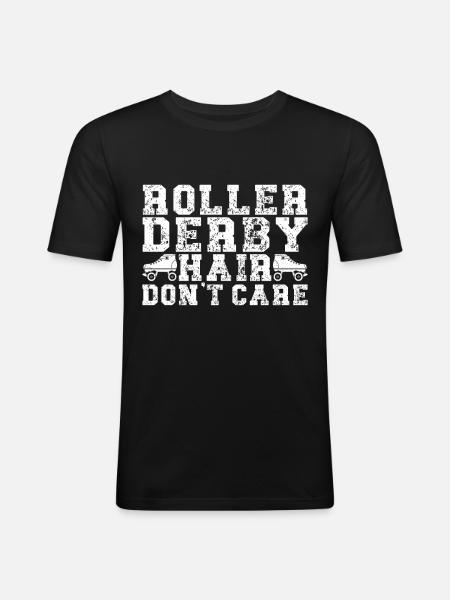 Roller derby - Men's Slim Fit T-Shirt - black