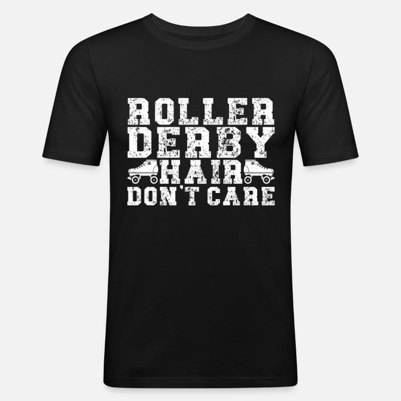 Roller derby - Men's Slim Fit T-Shirt - black